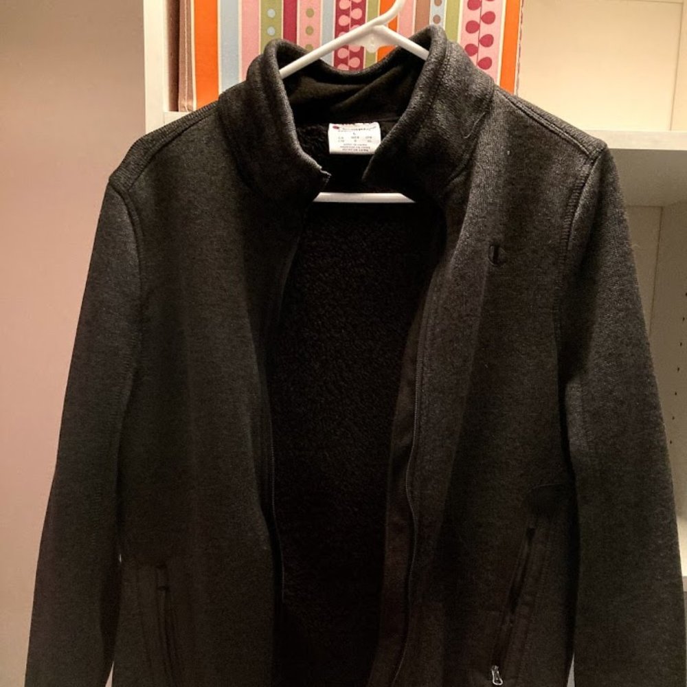black zipup warm